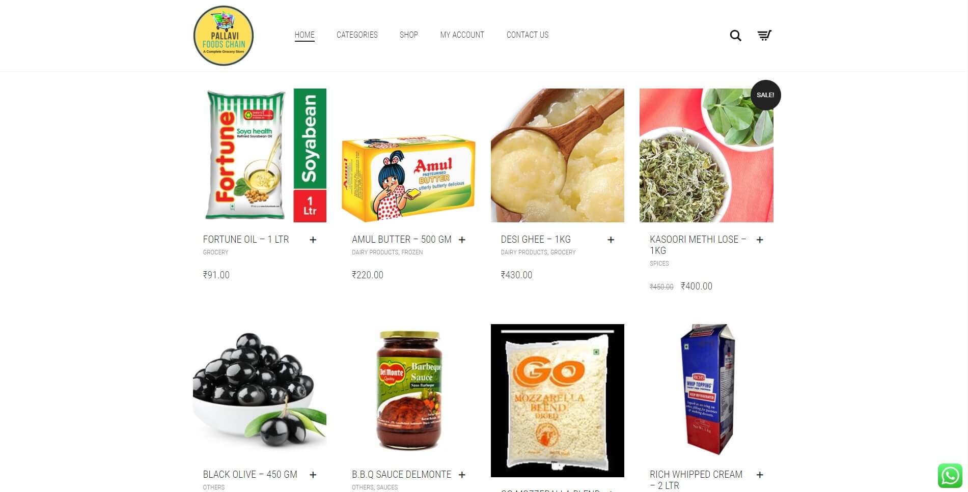 Pallavi Food Chain 